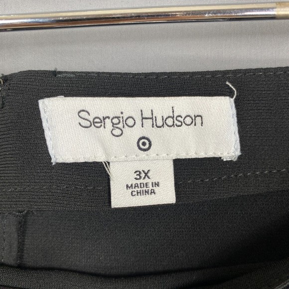 Sergio Hudson x Target Skirt Womens 3X Black Pencil High Waist Slit Business - Picture 4 of 8